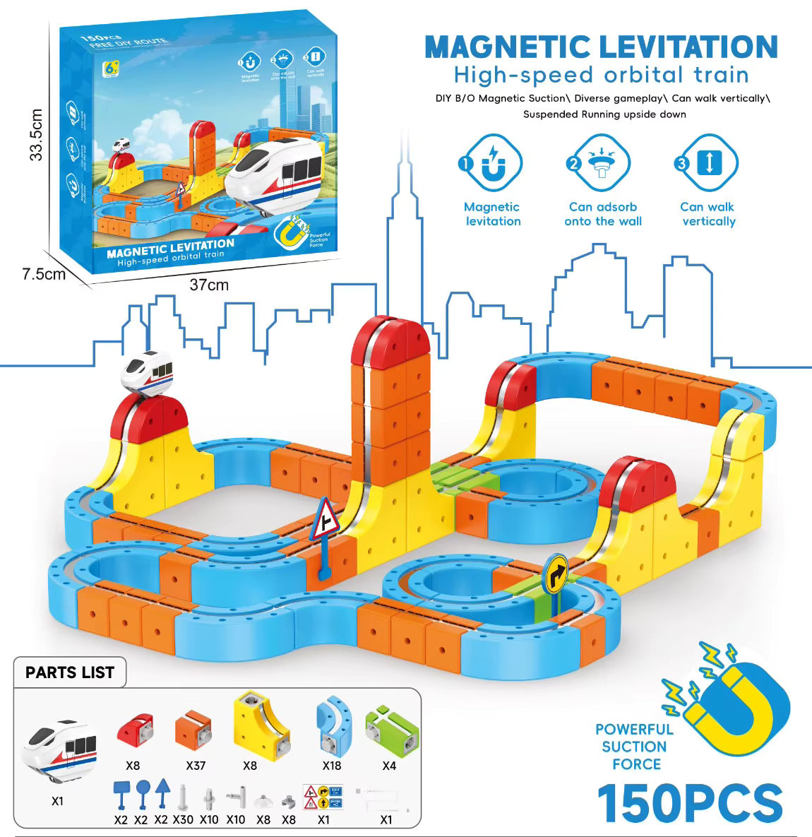 Magnetic Train Set – Screen Free Toys