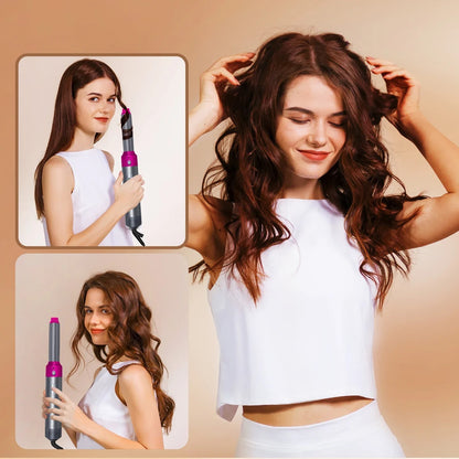 5 In 1 Hot Air Hair Dryer And Curler