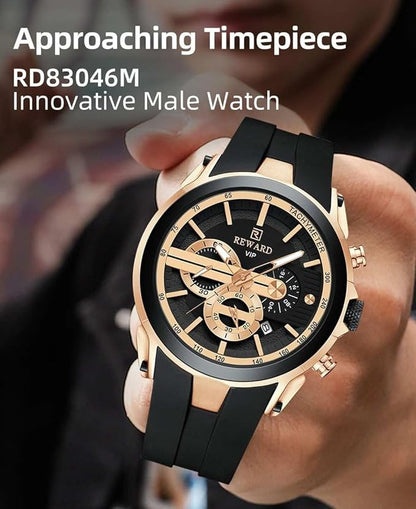 REWARD VIP Luxury Men's Silicone Quartz Watch | REWARD Men's Watch