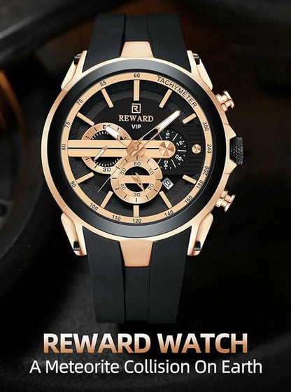 REWARD VIP Luxury Men's Silicone Quartz Watch | REWARD Men's Watch
