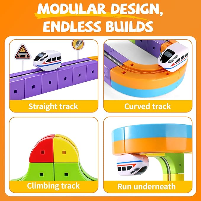 Magnetic Train Set – Screen Free Toys